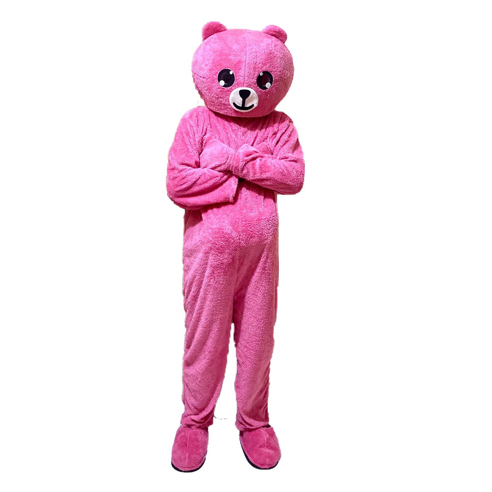 Pink color small head teddy bear Rizvi Online Shopping