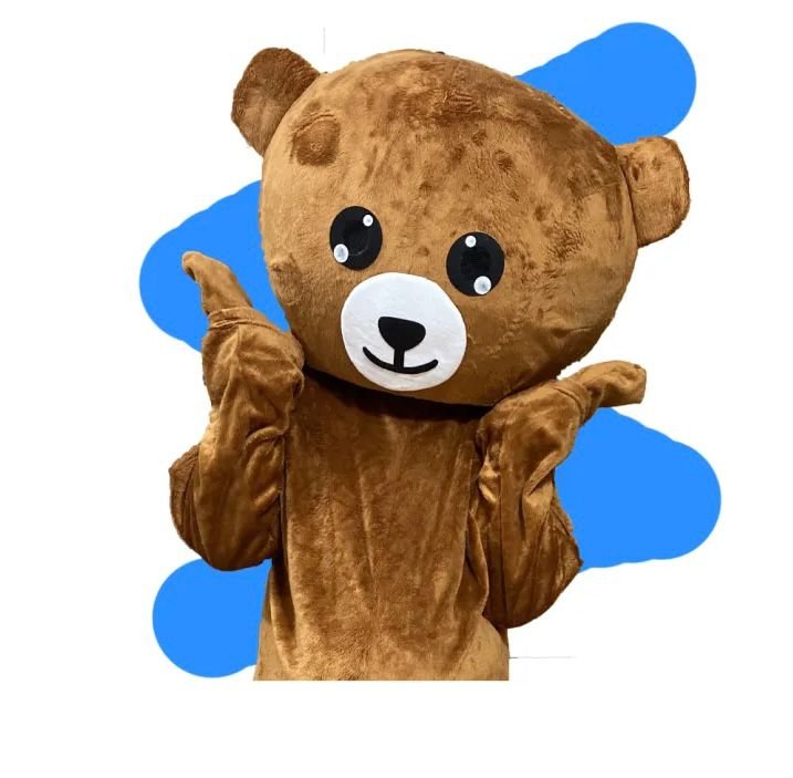 Brawn color big head teddy bear Rizvi Online Shopping