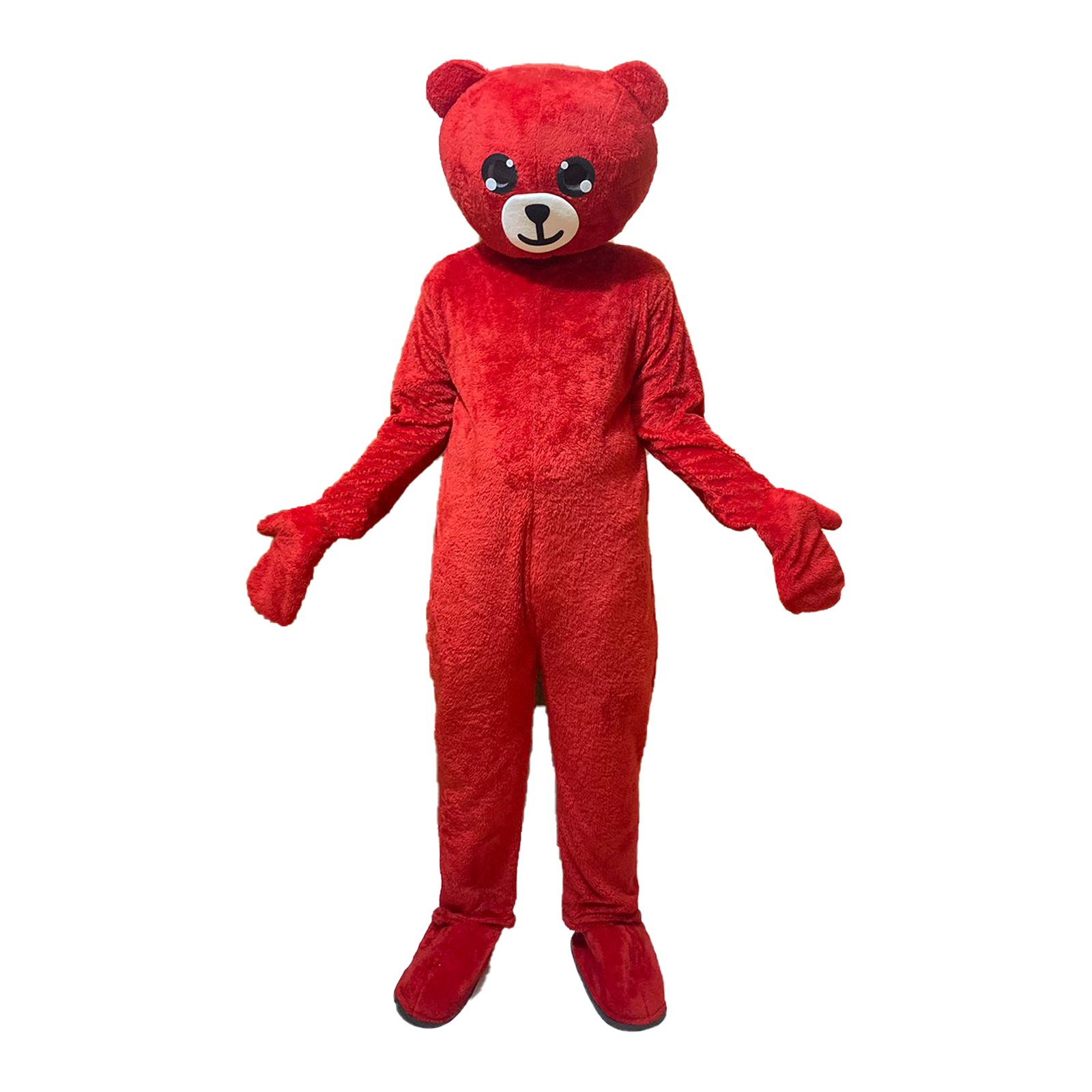 Red color small head teddy bear Rizvi Online Shopping *