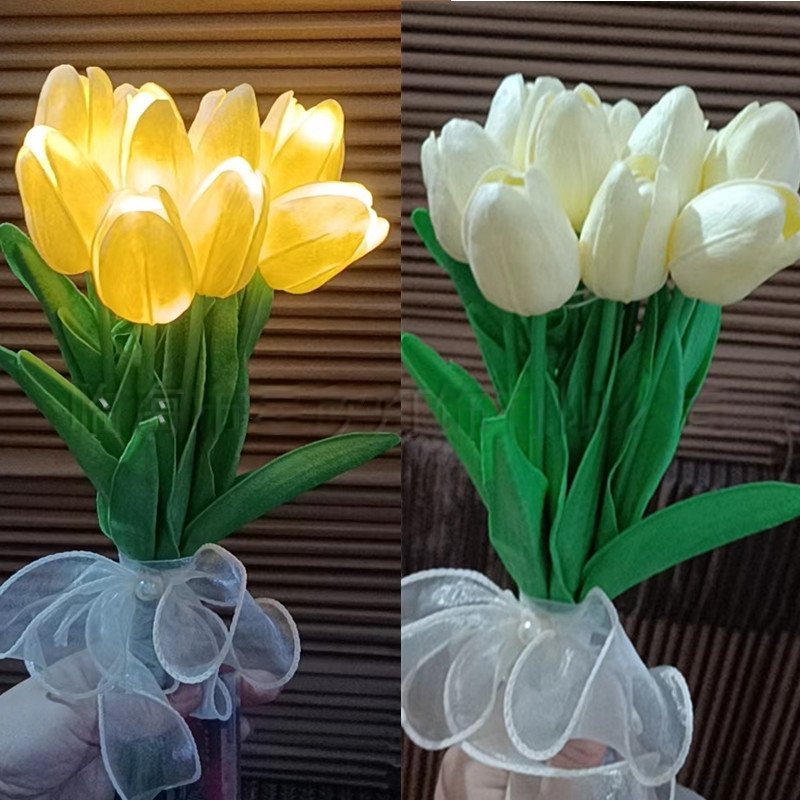 "Tulip Flower LED Lamp – Beautiful Decorative Night Light for Bedroom, Living Room & Romantic Gift, Wedding & Anniversary Gift, Parties and Festivals & Special Gifts"